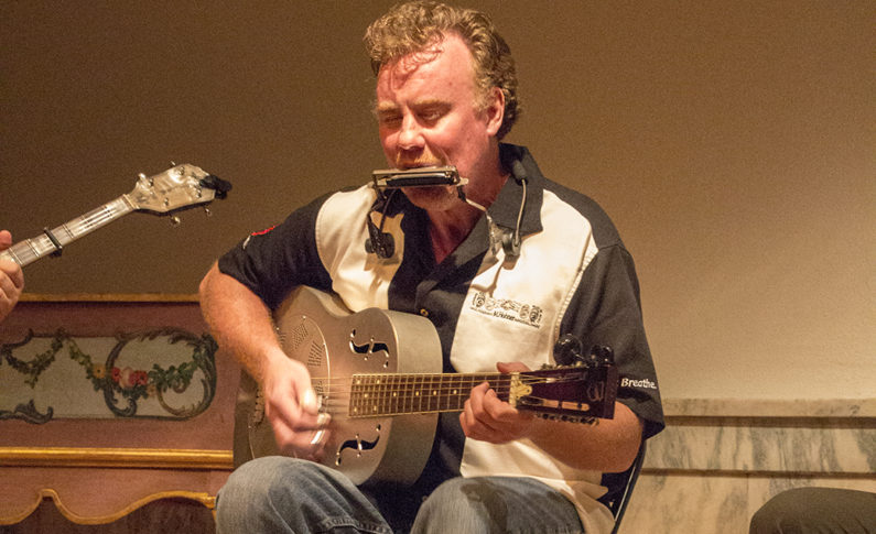 Harmonica man James Conway visits National Music Museum
