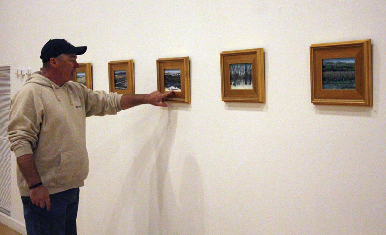 Art professor reflects on art exhibition, teaching