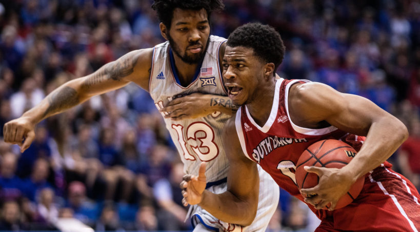 Stanley Umude says he's staying at USD