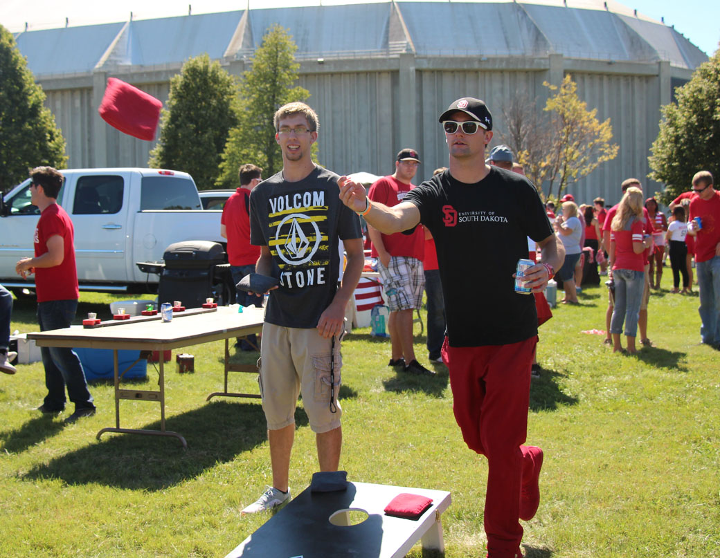Student tailgating shrinks to 30 spots to accommodate sports arena construction