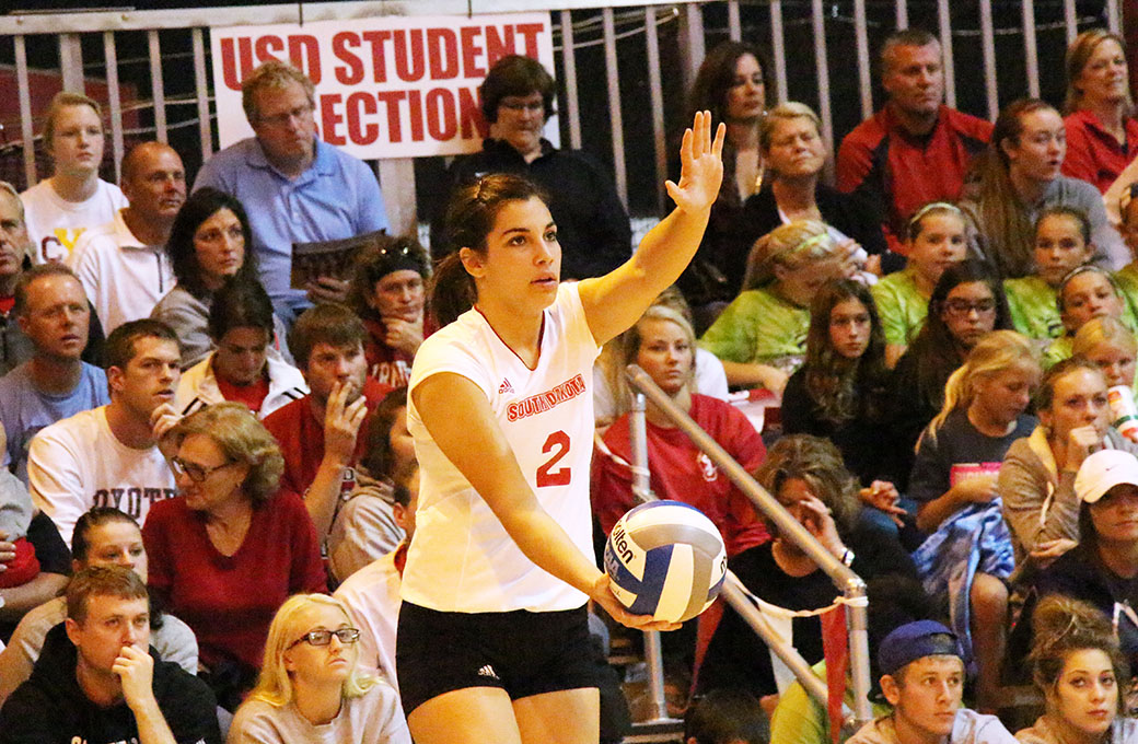 Athlete Spotlight: volleyball setter Brittany Jessen