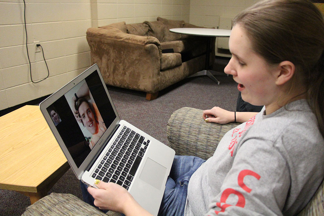 Students learn to cope with long distance relationships