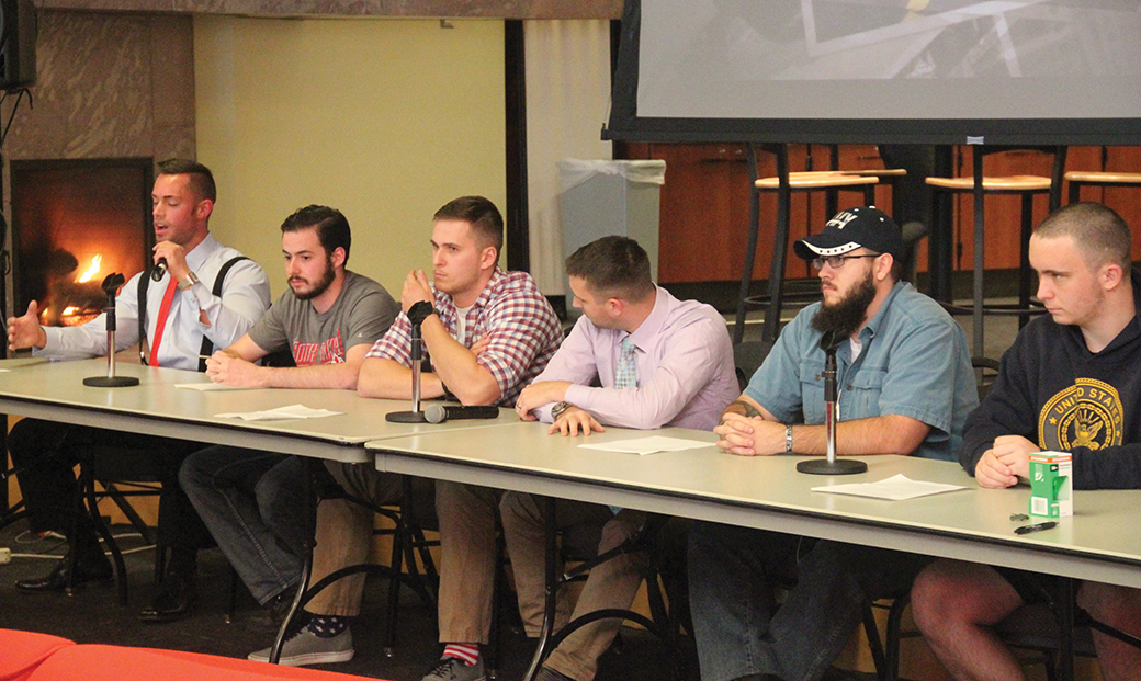 Veterans reflect on meaning of Veterans Day, petition for new flagpole