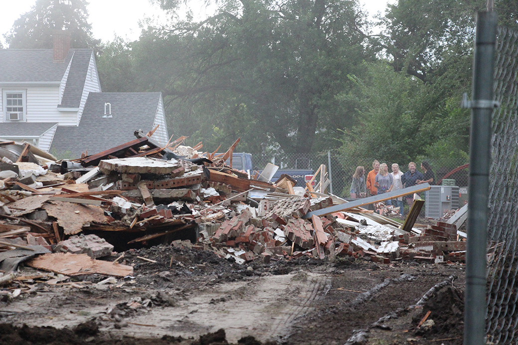 Alpha Xi Delta house torn down, new house to open next year