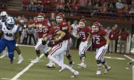 Coyotes continue win streak, beat Indiana State 56-6