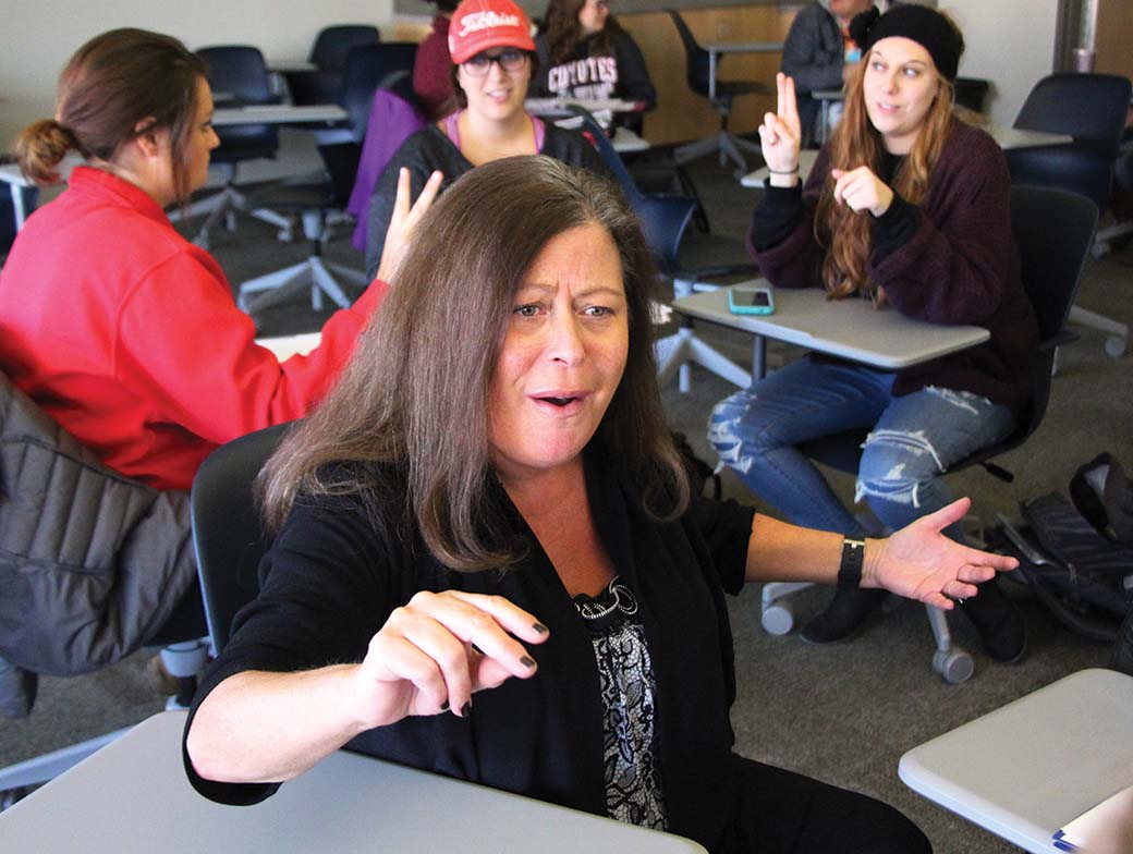 Professor finds unexpected passion teaching ASL