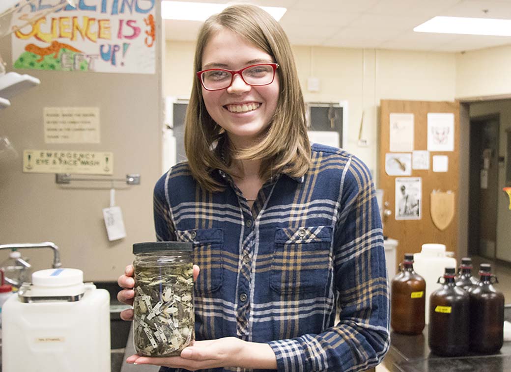 Biology students conduct research on frogs, turtles