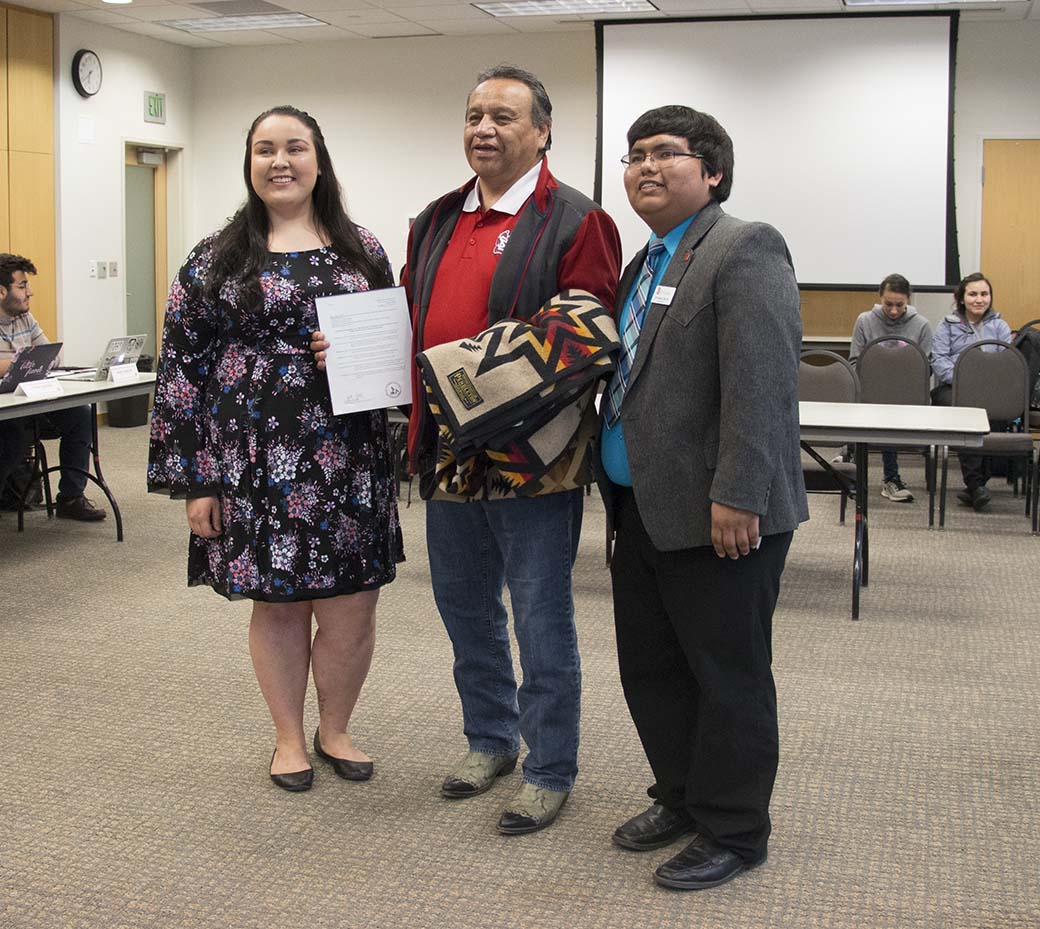 Director of Native Student Services honored with SGA resolution