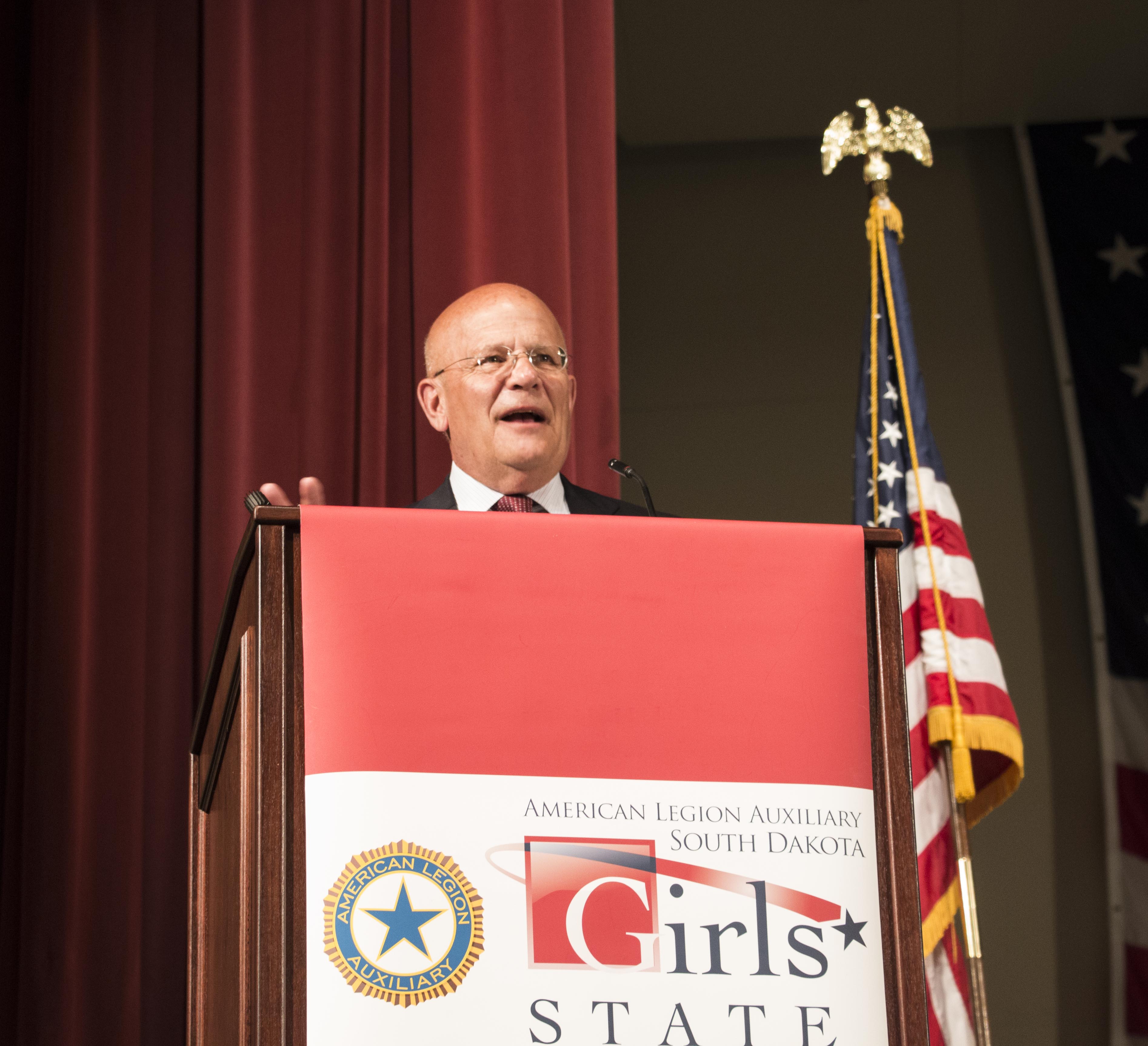 Craig Kennedy advocates for women’s empowerment at Girls State