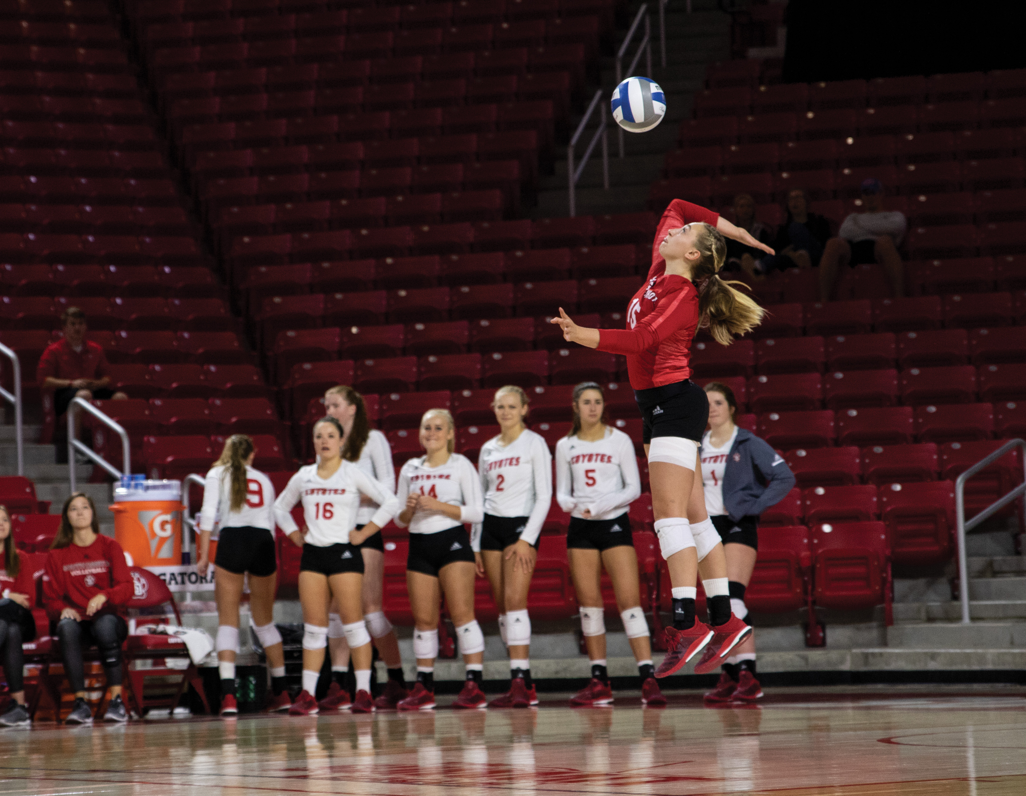 Coyote Volleyball begins conference play 4-0