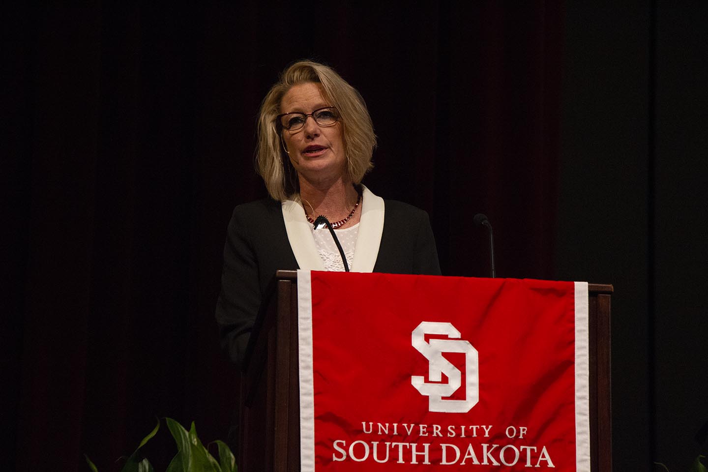 President Sheila Gestring delivers her first State of the University address