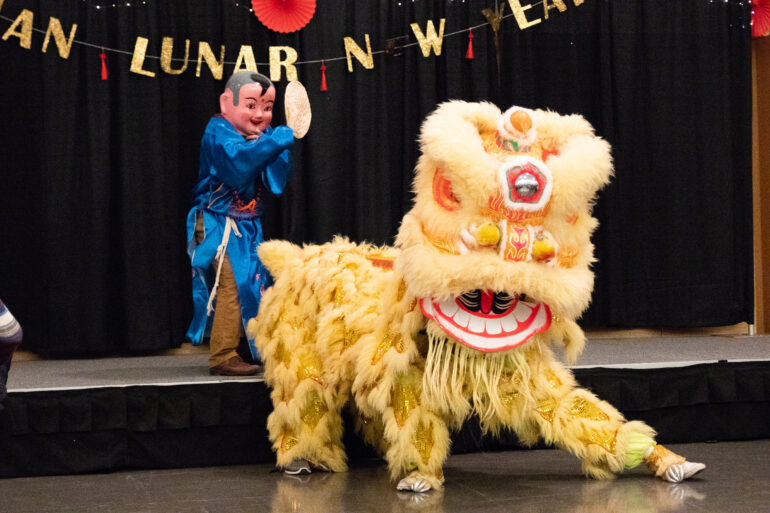 Students and faculty gather to ring in the Asian Lunar New Year
