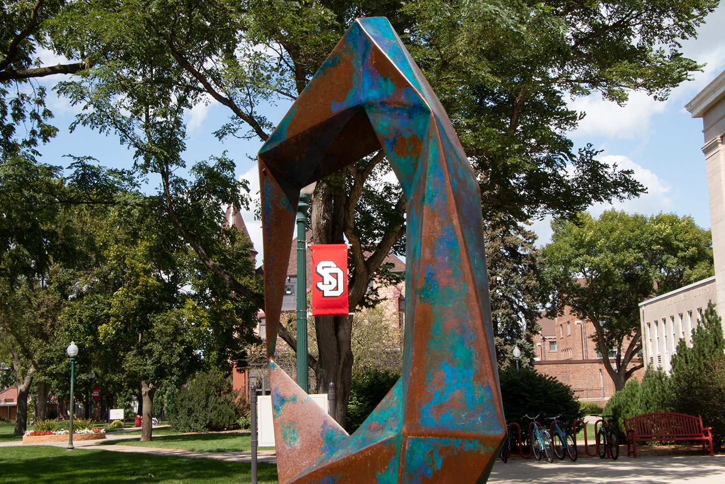 New sculptures find homes on campus and downtown