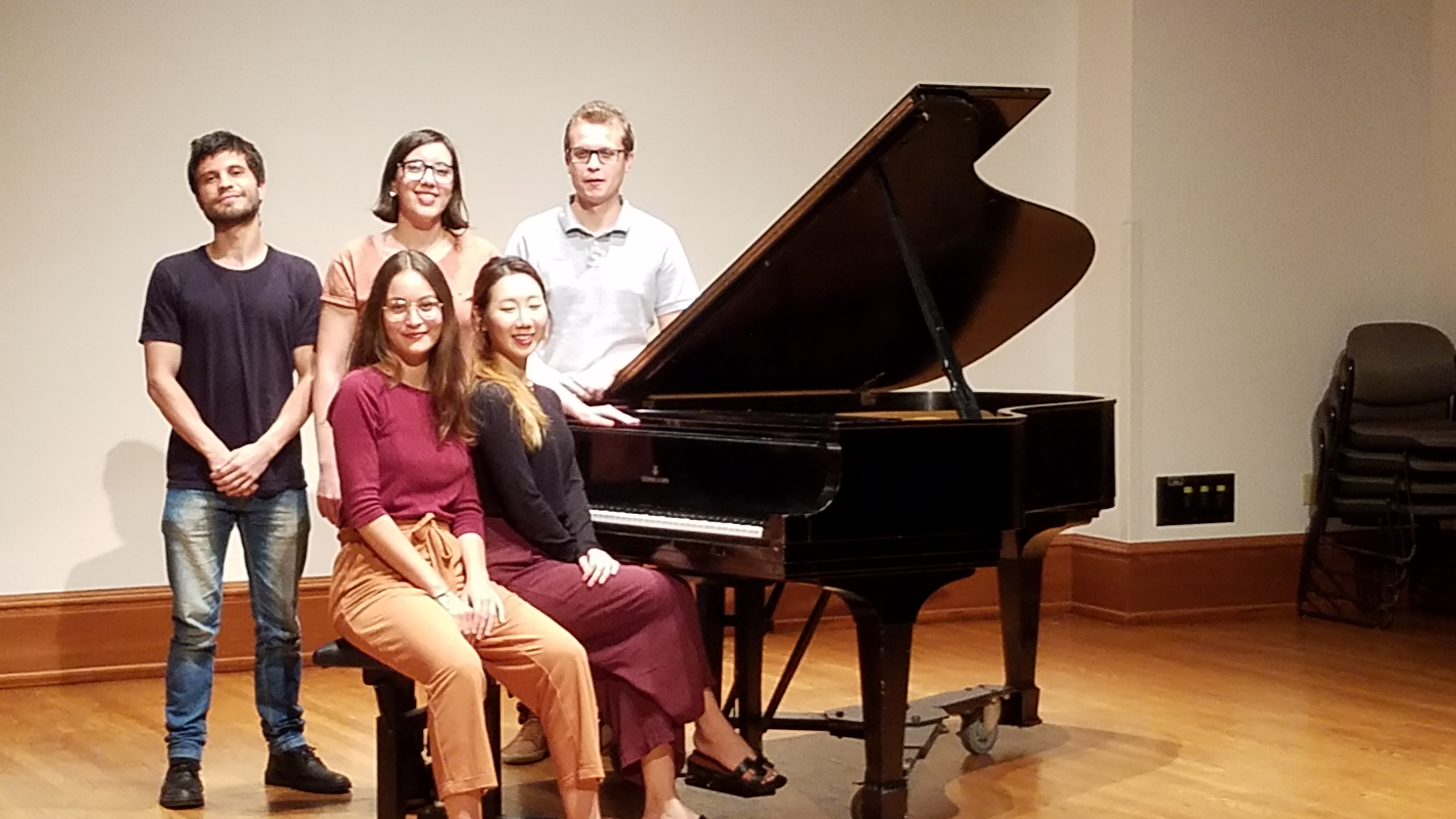 International Piano Students chat about musical backgrounds, performing at USD