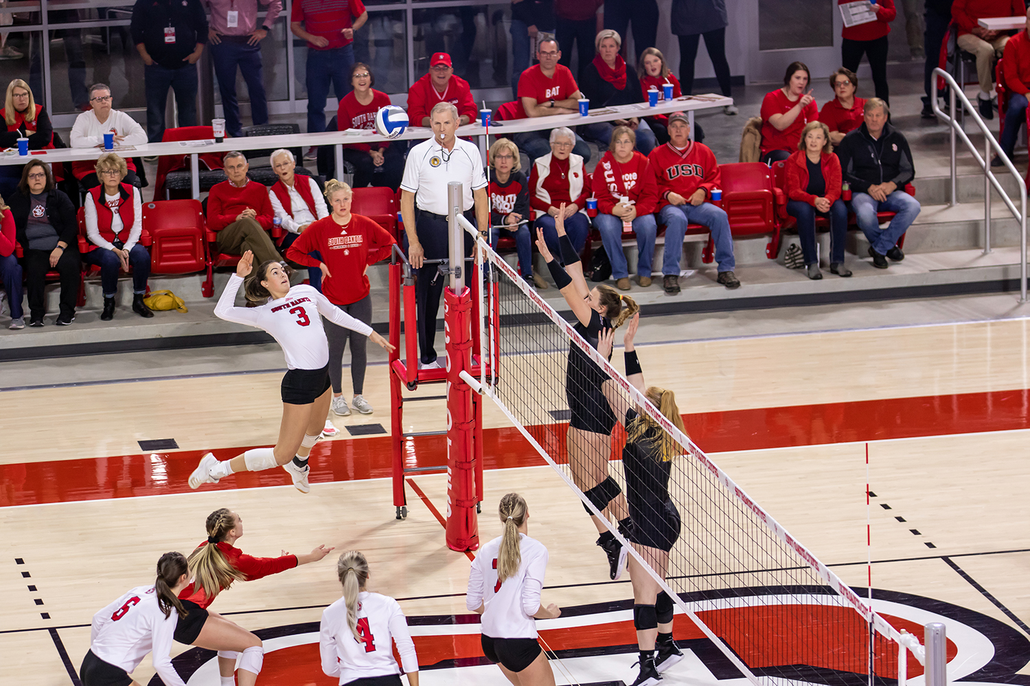 Juhnke’s 20 kills overpower SDSU in the SCSC