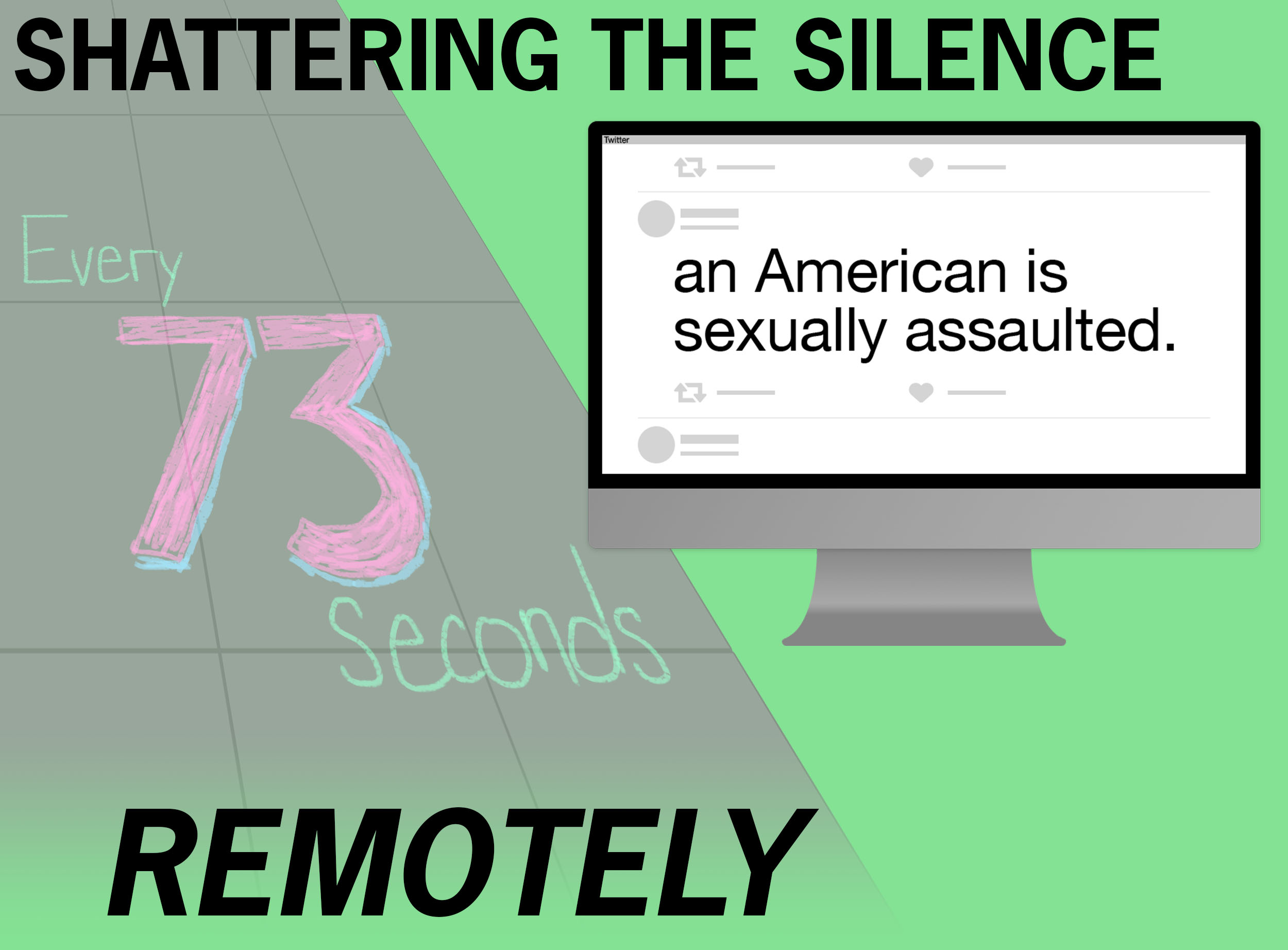 Shattering the silence remotely