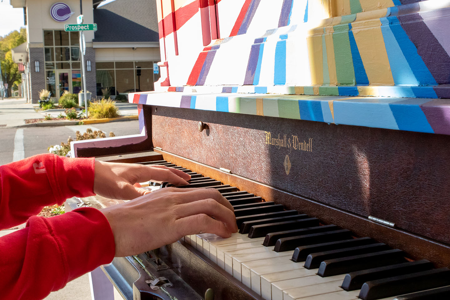 Community piano brings music to downtown Vermillion