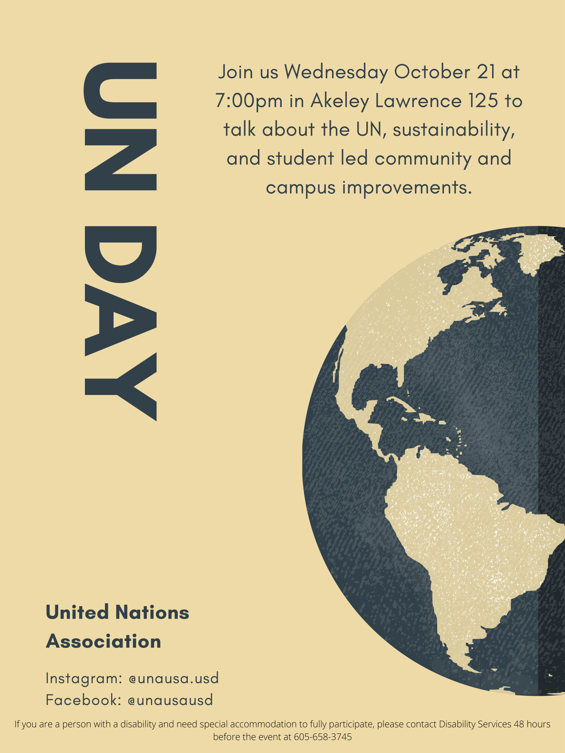 UNA hosts UN Day, aims for sustainability education