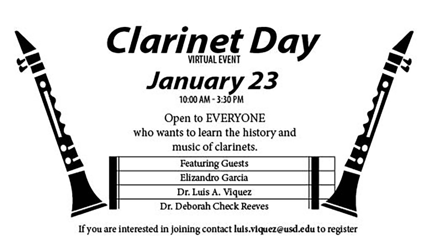 Clarinet Day will explore history, significance of clarinets