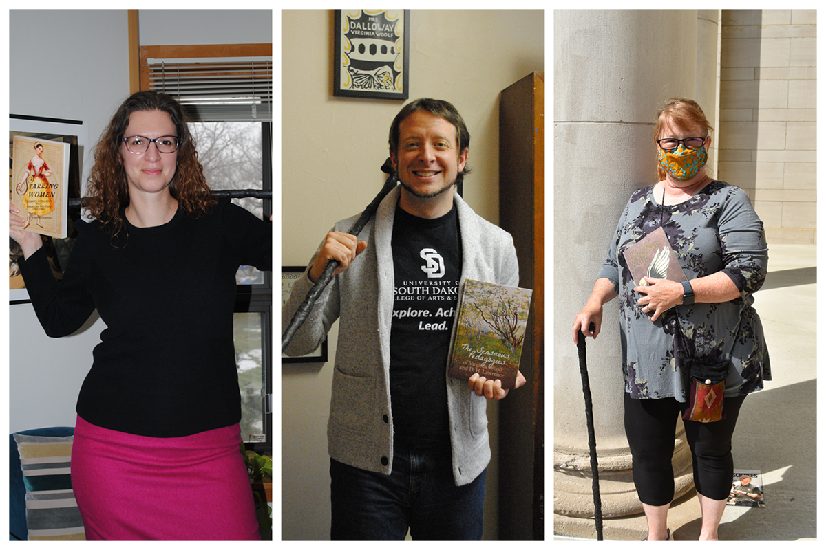 Professors celebrate their published books despite COVID-19