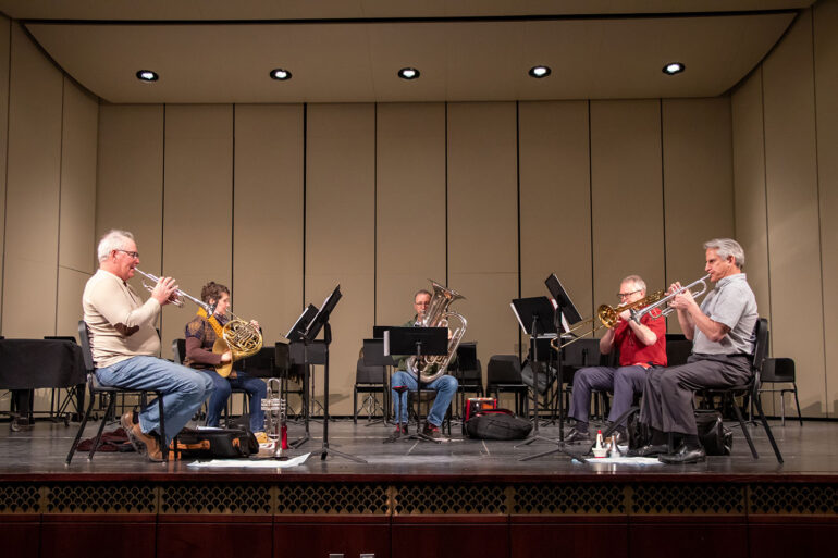 USD Faculty Ensembles perform for first time together