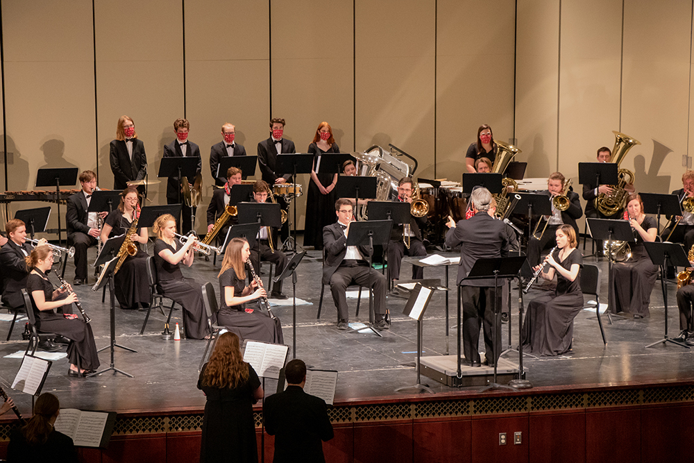 Symphonic band plays on through COVID restrictions