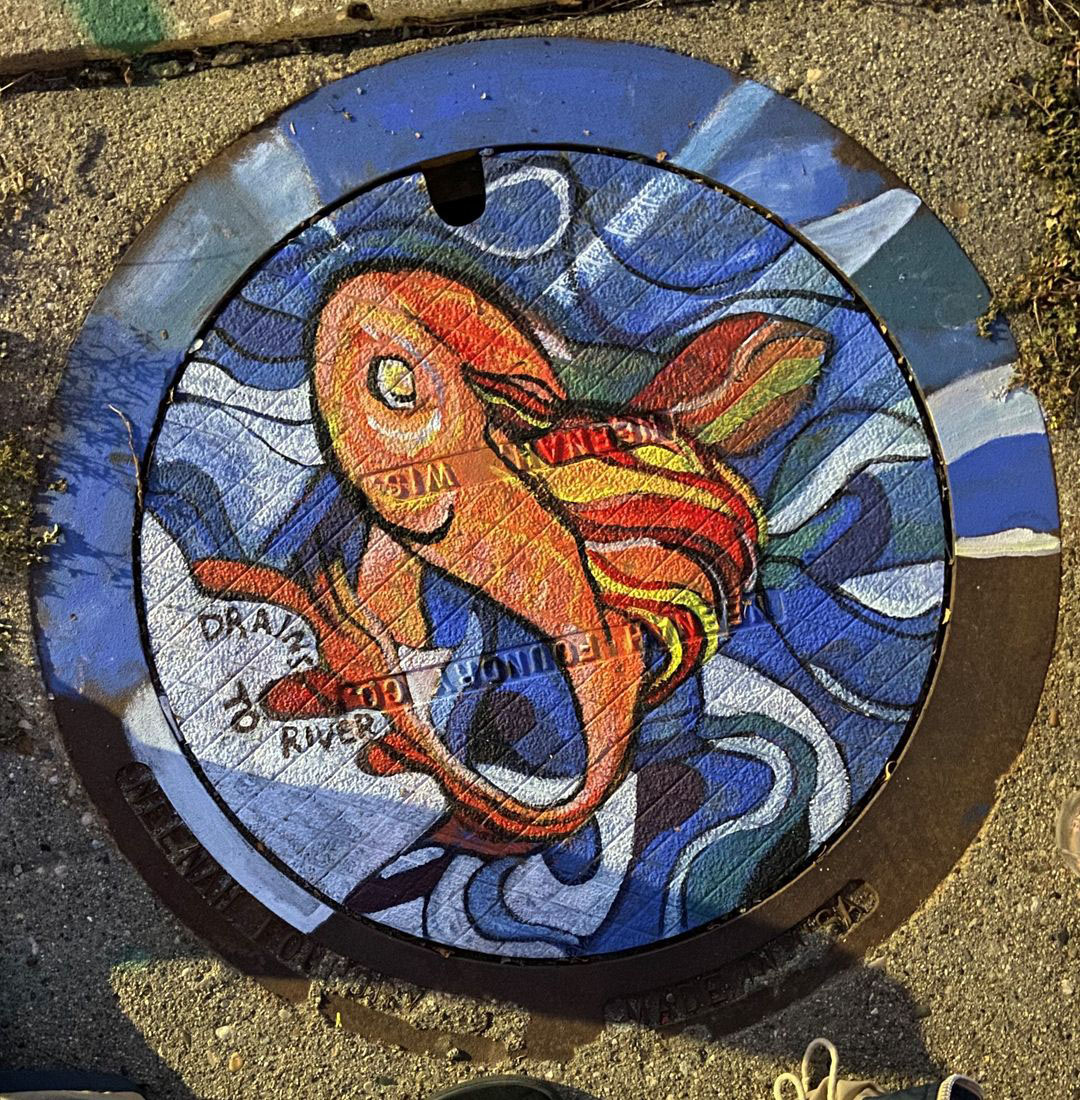 Greening Vermillion partners with local artists to paint storm drains
