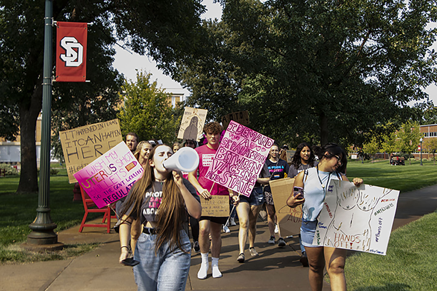 USD students march for reproductive rights