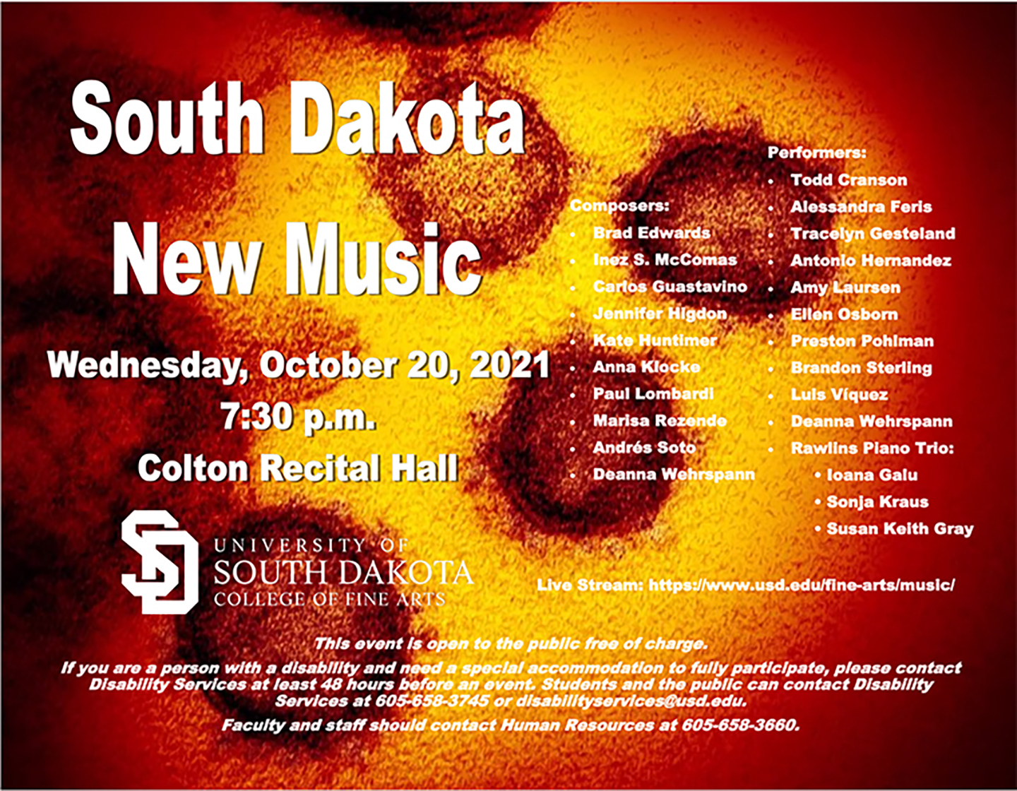 South Dakota New Music presents music written for the world