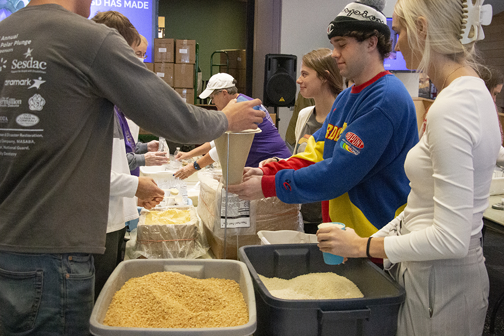TFJO packs over 30,000 meals to feed the hungry