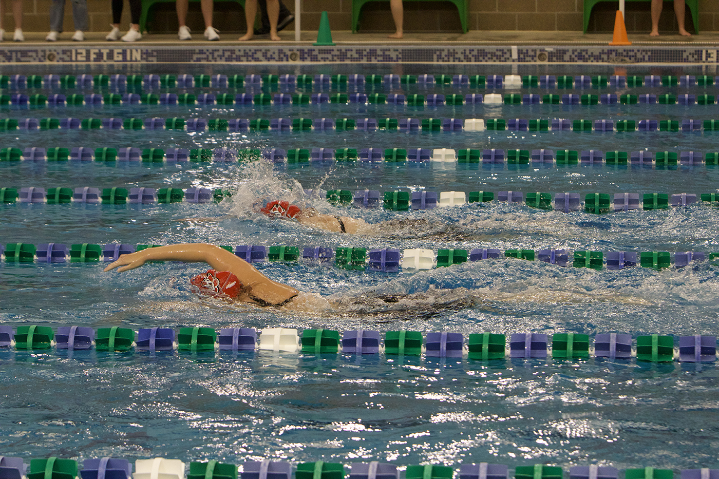 Coyotes take on the Midco Aquatic Center in Coyote Invite