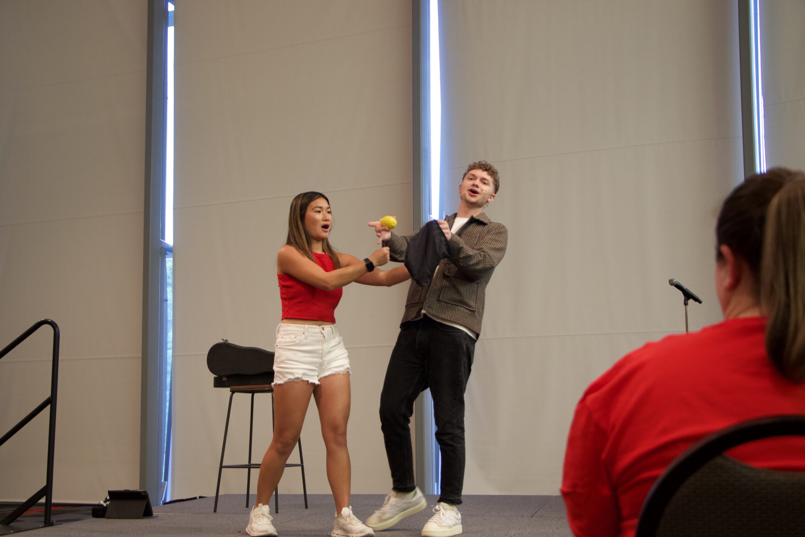 Magician Trent James Entertains During Family Weekend