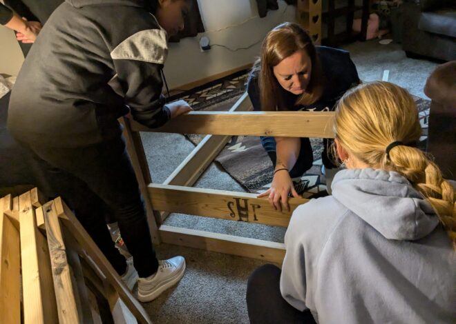 Building Beds and Building Community: Students Help Families in Need