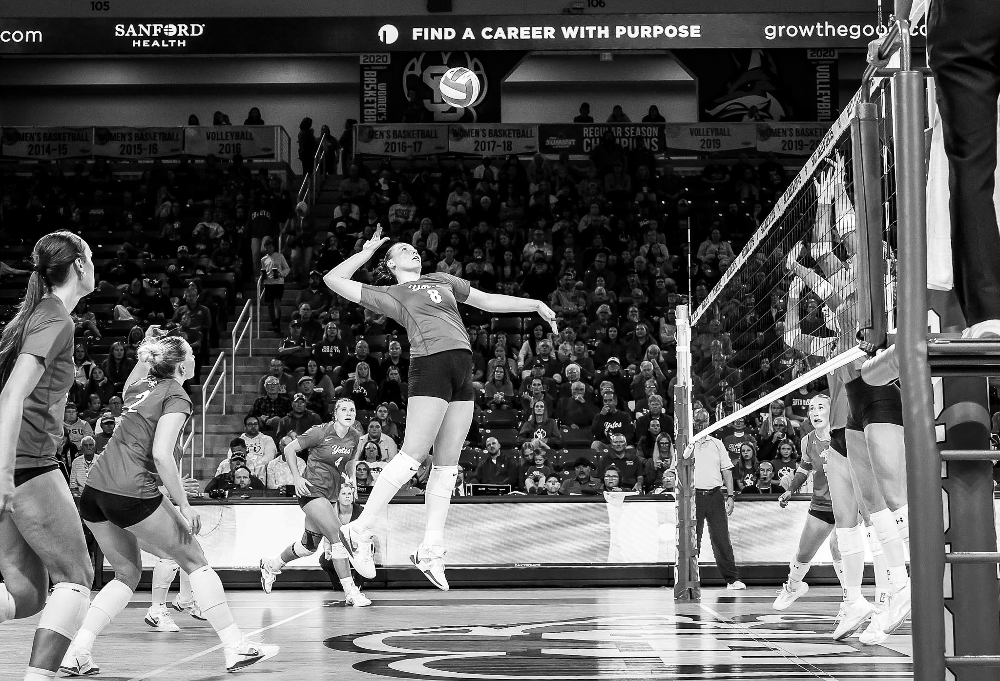 Yotes fall in rivalry match aginst SDSU